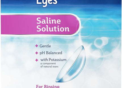 Sensitive Eyes Contact Lens Solution by Bausch & Lomb Saline Solution for Sensitive Eyes, Soft Contact & Gas Permeable Lenses, 12 Fl Oz (355 ML) (Pack Of 1)