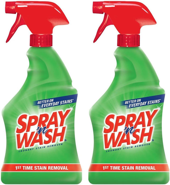 Resolve Spray 'n Wash, Pre-Treat Laundry Stain Remover, Trigger Spray Bottles, 22 Ounce (Pack Of 2)