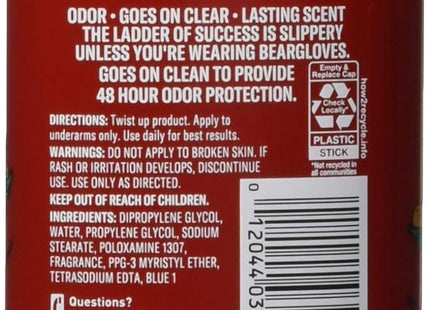 Old Spice Deodorant for Men Bear-glove 48 Hours Protection, Invisible Solid Stick, Aluminum Free, 3.0 Ounce (Pack Of 5)