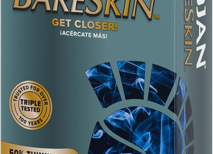 Trojan Bareskin Premium Thin Lubricated Condoms, Sensitivity Bare Skin, 10 Count (Pack Of 3)