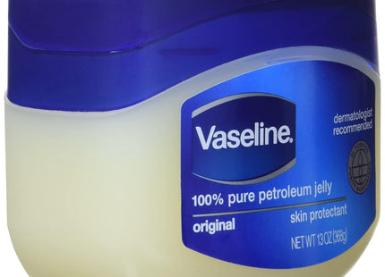 Vaseline Original Skin Protectant Healing, Petroleum Lubricating Jelly, Unisex, 13 Ounce (Pack Of 8)