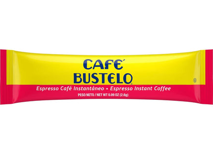 Cafe Bustelo Instant Espresso Style Dark Roast Instant Coffee, Single Serve Packet 6 Count (Pack Of 12)