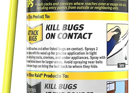 Raid Max Ant and Roach Spray, Insect Killer, Aerosol Can, 14.5 Ounce (Pack Of 3)