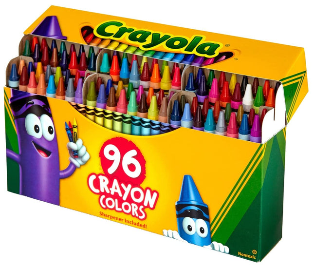 Crayola Classic Crayons, FlipTop Pack with Sharpener GameStop 96 Count (Pack Of 1)