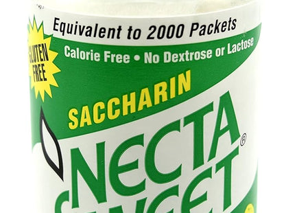 Necta Sweet 1-Grain Saccharin Tablets, Zero-Calorie Sugar Substitutes Tablet, 1000 Count Bottle (Pack Of 24)