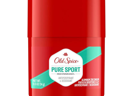 Old Spice High Endurance, Pure Sport, Invisible Solid, Antiperspirant-Deodorant Stick  0.5 Ounce (Pack Of 6)