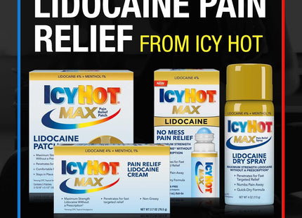 Icy Hot Original Medicated Pain Relief Liquid with No Mess Applicator 2.5 Fluid Ounces (Pack Of 5)