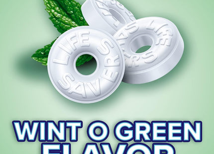 Life Savers Wint-O-Green Sugar Free Breath Mints Hard Candy, Individually Wrapped Mints 2.75 Ounce (Pack Of 6)