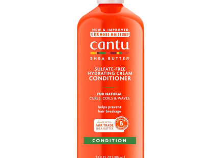 Cantu Shea Butter Natural Hair Sulfate Free Hydrating Cream Conditioner 13.5 Ounce (Pack Of 2)