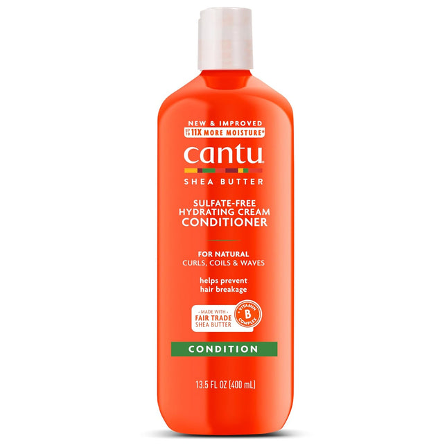 Cantu Shea Butter Natural Hair Sulfate Free Hydrating Cream Conditioner 13.5 Ounce (Pack Of 1)