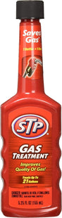 STP Gas Treatment, Bottled Fuel System Cleaner Improves Gas Quality, 5.25 Ounce (Pack Of 24)