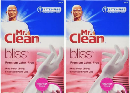 Mr. Clean Premium Latex-Free Gloves Bliss Medium Size 1-Pair (Pack Of 1)