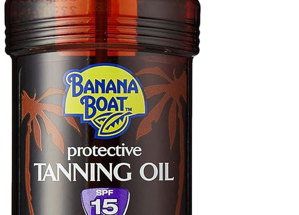 Banana Boat Protective Broad Spectrum SPF 15 Tanning Spray Oil Sunscreen, 8 Ounce (Pack Of 1)