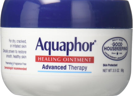 Aquaphor Healing Ointment Advanced Therapy Skin Protectant, 3.5 Oz Jar (Pack Of 1)