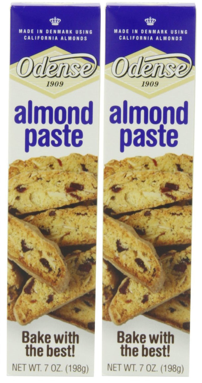 Odense Almond Paste Tube, Pure Almond Paste From frsh Almonds, Bake With The Bes, Gluten-Free, 7 Ounces (Pack Of 2)