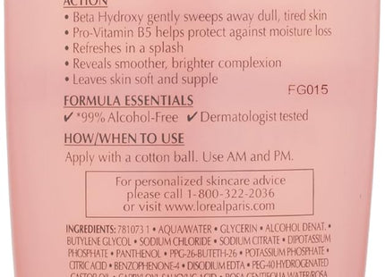 L'Oreal Paris Skincare HydraFresh Toner, Alcohol Free Toner with Pro-Vitamin B5 for Face, 8.5 fl. Oz (Pack Of 12)