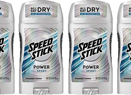 Speed Stick, Ultimate Sport, Antiperspirant Deodorant Stick, Power Clear Gel, 3 Ounce (Pack Of 11)