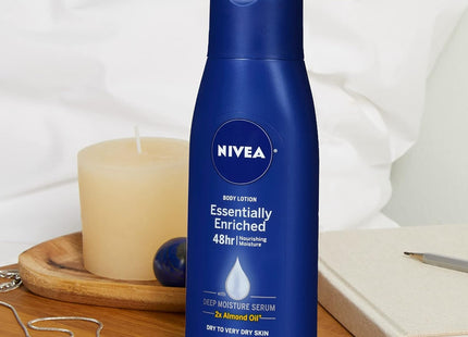 NIVEA Essentially Enriched, Deep Nourishing, Almond Oil Body Lotion, Travel Size 2.5 Fl Ounce (Pack Of 1)