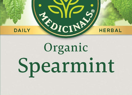 Traditional Medicinals Organic Spearmint Herbal Tea, Healthy & Refreshing, 16 Count (Pack Of 1)