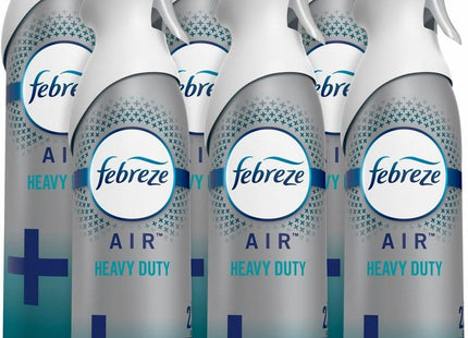 Febreze AIR Effects Air Freshener, Handheld Aerosol, Odor-Eliminating, Heavy Duty Crisp Clean, 8.8 oz (Pack Of 2)