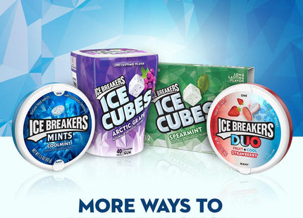 Ice Breakers Duo Fruit + Cool, Watermelon Flavored, cooling crystal, Sugar Free Mints Candy, 1.3 Ounce (Pack Of 6)