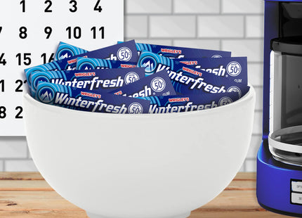 Wrigley's Winterfresh Chewing Gum, Slim Pack, Single Pack, 15 Stick (Pack Of 6)