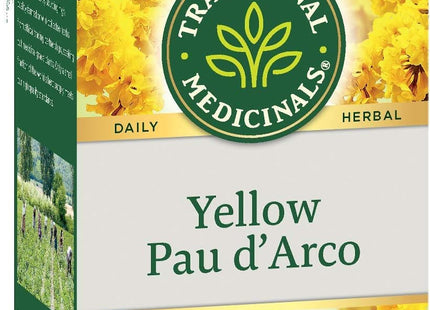 Traditional Medicinal Yellow Pau d Arco Herbal Tea, Contributes 16 Tea Bags (Pack Of 1)