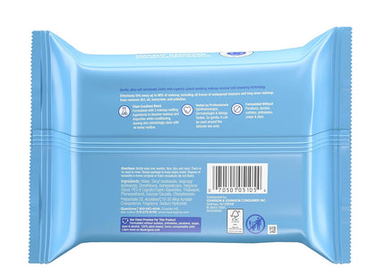 Neutrogena Pre moistened, Makeup Remover Wipes, and Face Cleansing Towelettes, 25 Count (Pack Of 7)