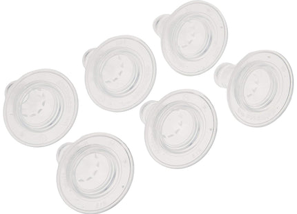 NUK Gerber First Essential, Silicone Nipples, Medium Flow, Nipples Clear, 6 Count (Pack Of 2)