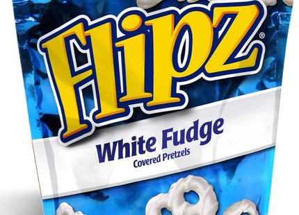 Flipz Crunch White Covered Pretzels Fudge, Salty Crunchy Oven Baked Pretzels Twists 5 ounce (Pack Of 1)