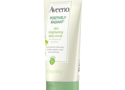 Aveeno Positively Radiant Brightening & Exfoliating Face Scrub Face Wash 5 Oz (Pack Of 4)