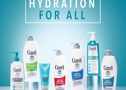 Curel for Dry Skin Daily original Healing Hand And Body Lotion, Pump Bottle Unscented, 13 Fl Ounce (Pack Of 4)