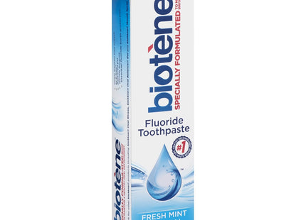 Biotene Original Sugar Free Fluoride Toothpaste for Dry Mouth, Fresh Mint, 4.3 oz (Pack Of 2)