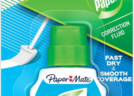 Paper Mate Liquid Paper - Correction Fluid - Fast Dry - White - Large 0.74 fl oz (Pack Of 3)