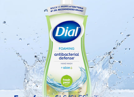 Dial Complete Antibacterial Foaming Hand Wash, Fresh Pear Scented, Pump Bottle 7.5 Fl Ounce (Pack Of 2)