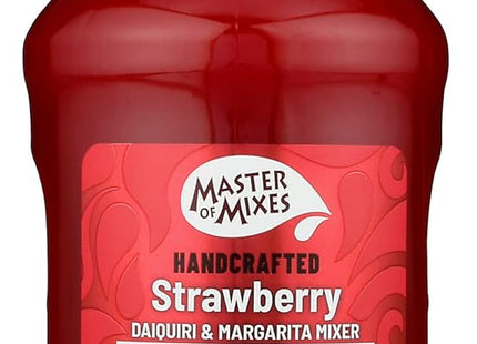 Master Of Mixes Daiquiri-Margarita Cocktail Mixer, Drink Mixer Strawberry 1.75 LT, 59.20 FL Ounce  (Pack Of 2)