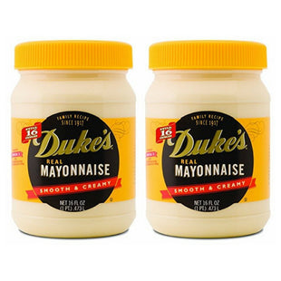 Duke's Real Mayonnaise, original recipe, Gluten-free, Smooth & Creamy, 16 Ounce (Pack Of 2)