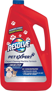 Resolve Jug Steam Concentrate Carpet Cleaner, Machine Solution For Steam Cleaning, Clean Scent, Red, 48 Fl Ounce (Pack Of 5)