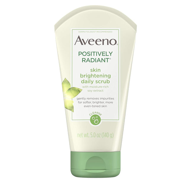 Aveeno Positively Radiant Brightening & Exfoliating Face Scrub Face Wash 5 Oz (Pack Of 1)