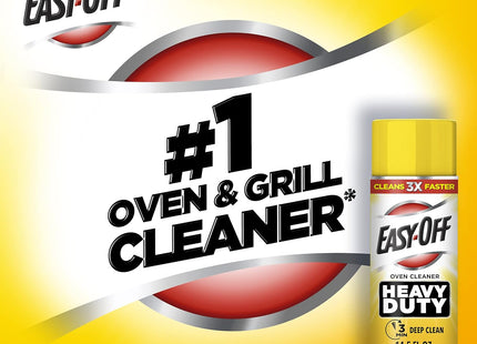 Easy-Off Heavy Duty Oven Cleaner Spray, Regular Scent, Removes Grease, 14.5 ounce (Pack Of 2)