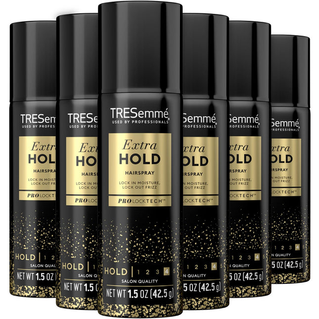 TRESemme Tres Two, Extra Firm Control, Extra Hold Hair-Spray #4, Aerosol, Unscented, 1.5 Ounce (Pack Of 6)