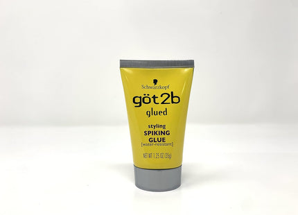 Got2b Original Glued Styling Spiking Hair Gel, Water Resistant, Travel Size, 1.25 Ounce (Pack Of 2)