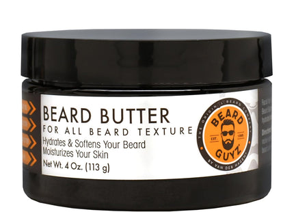 Beard Guyz Beard Butter- Hydrates & Softens Beard & Skin Original Formula 4 Ounce (Pack Of 4)