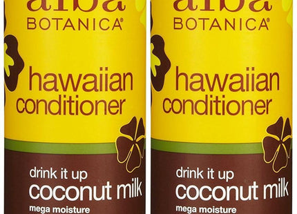 Alba Botanica More Moisture Conditioner Coconut Milk, Hawaiian Extra-Rich Hair Conditioner, 12 Fl Ounce (Pack Of 12)