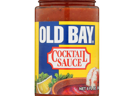 OLD BAY Cocktail Sauce, Horseradish, Blend of Herbs and Spices Rich Flavored Shrimp, Chicken, Vegetables 8 FL Ounce (Pack Of 2)