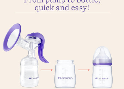 Lansinoh Manual Breast Pump, Hand Pump for Breastfeeding (PacK Of 24)