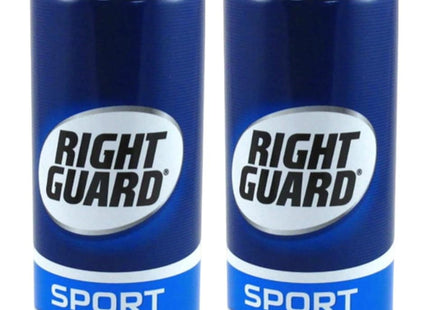 Right Guard Sport Antiperspirant Deodorant, 3D Odor Defense, Aerosol Spray, Unscented 6 Ounce (Pack Of 2)