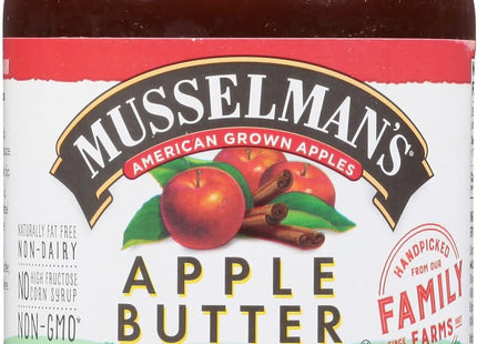 Musselman's Apple Butter, Naturally Fat Free, Gluten free, Non-dairy. Non-GMO, 17 Ounce (Pack Of 6)