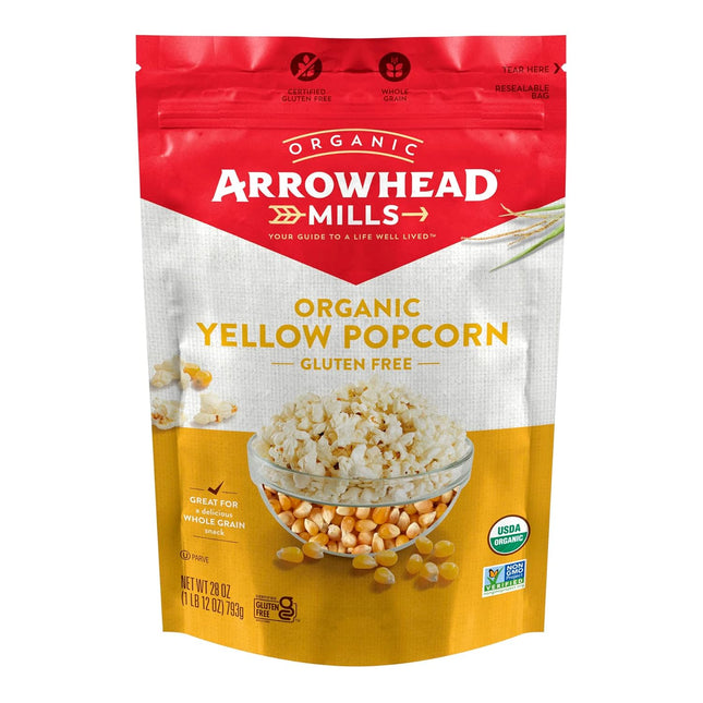 Arrowhead Mills Yellow Popcorn, 28 Ounces (Pack Of 6)