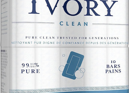 Ivory Gentle Bar Soap, 99.44% Pure, Mild Body Cleanser, Original Scent, 4 Ounce, 10 Count (Pack Of 3)